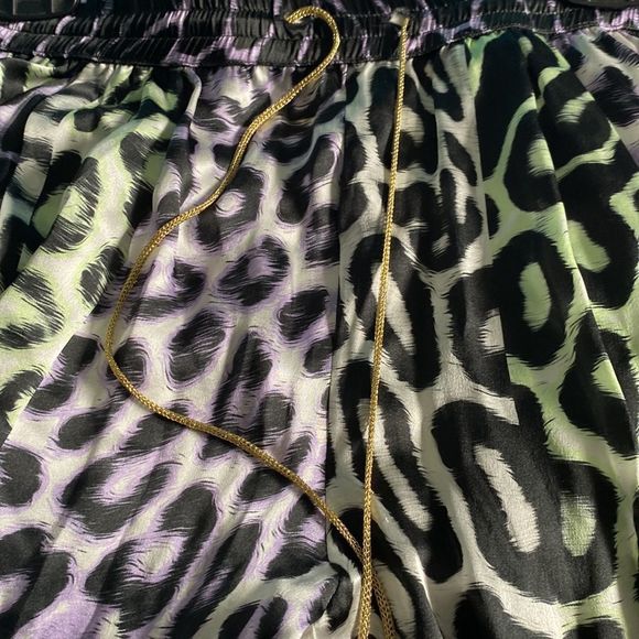 just cavalli silk leopard print pants - Picture 4 of 6